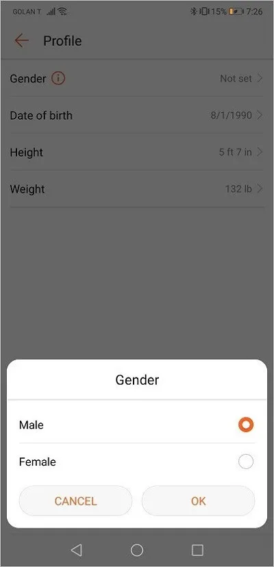 Honor Band 3 Me Health P5