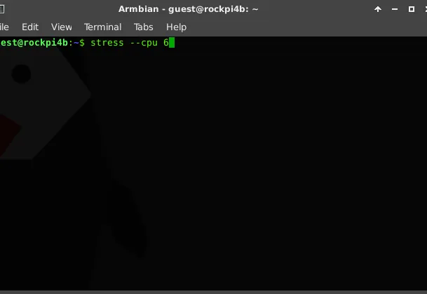 ROCK Pi4 CPU Stress 01 ROCK Pi4 CPU Stress 01