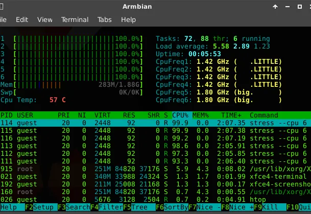 ROCK Pi4 CPU Stress 04 ROCK Pi4 CPU Stress 04