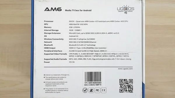 Ugoos AM6 Box P7 Ugoos AM6 Box P7