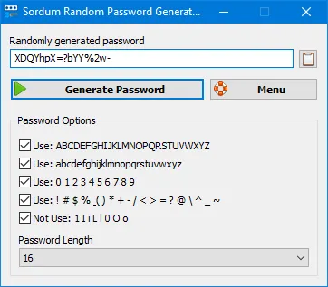 sordum random pass generator
