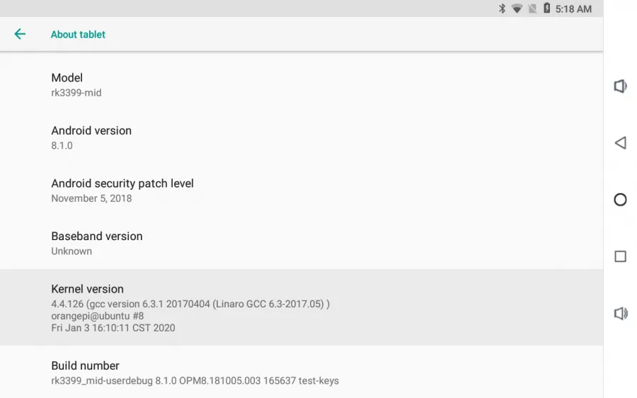 Orange PI 4B Android P3 Orange PI 4B Android P3