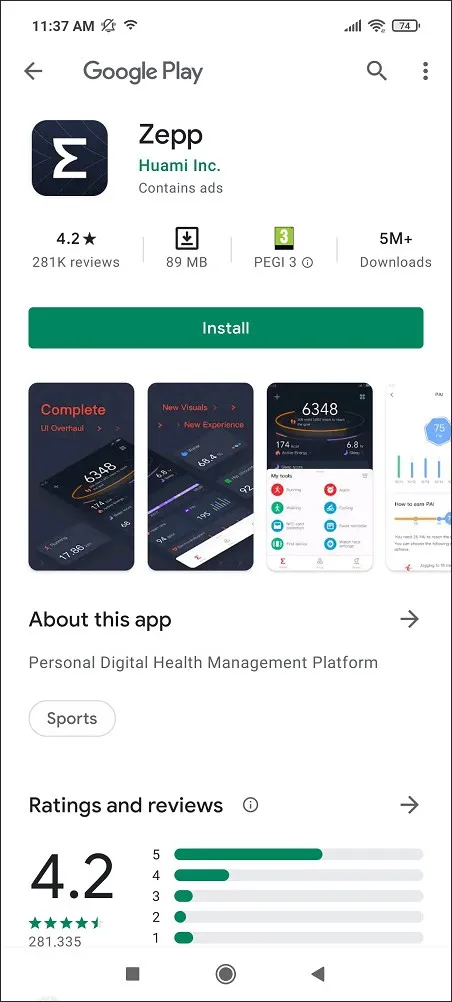 Amazfit Neo Watch Zeep 01