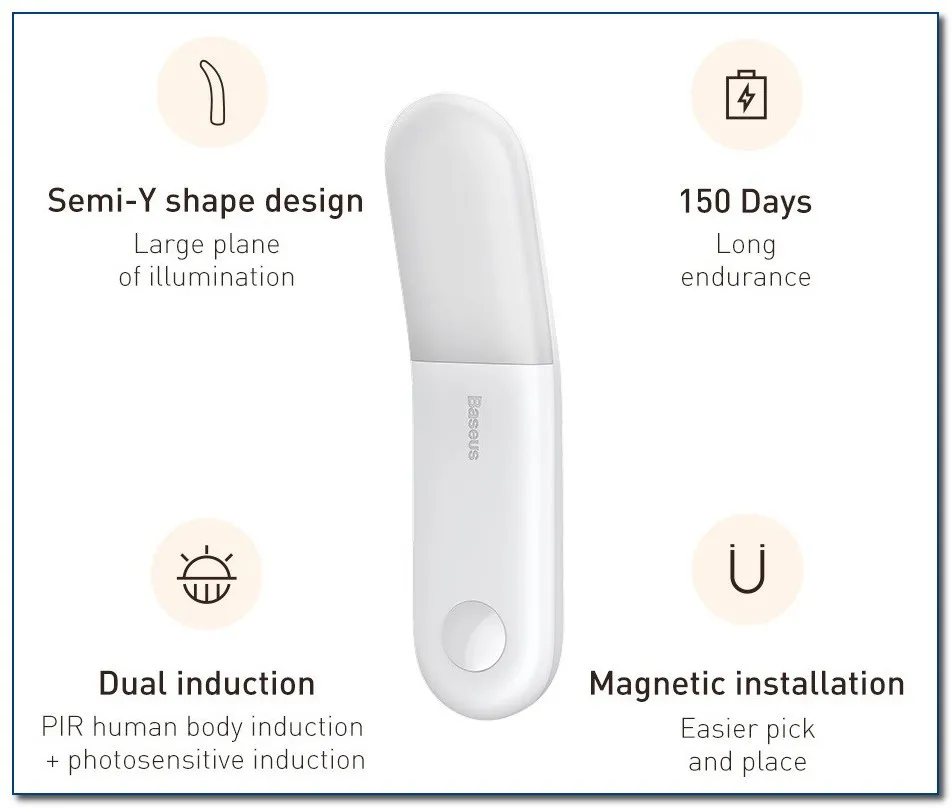 Baseus Night Lamp Functions
