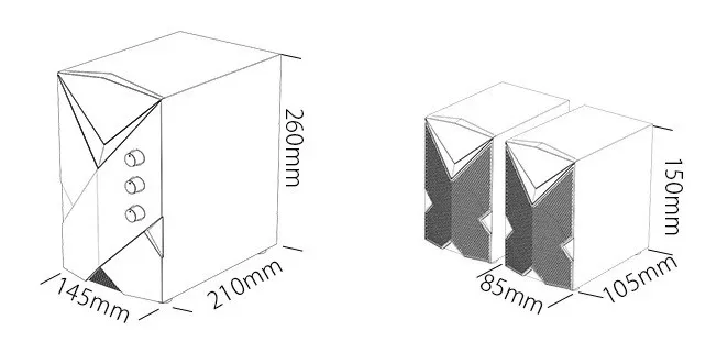 Bw Gt2 Pc Gaming Speaker Size