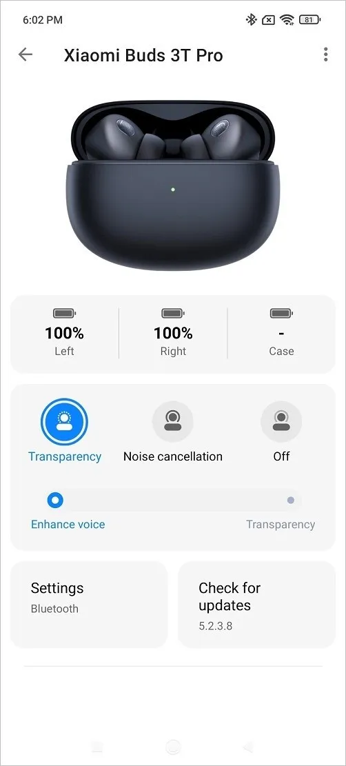 Xiaomi Buds 3t Pro M8 App 5