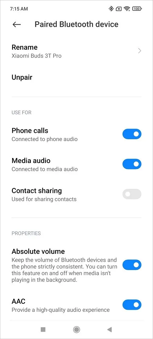 Xiaomi Buds 3t Pro M8 App 7