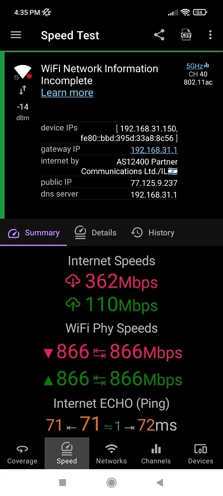 Xiaomi Mi Ax1800 Test 2