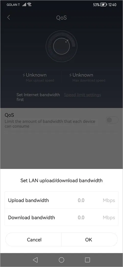 Redmi Ax5400 Qos 4