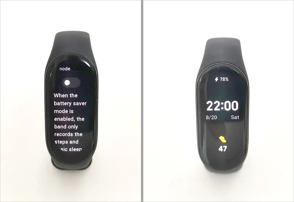Smart Band 7 Battery Save Mode