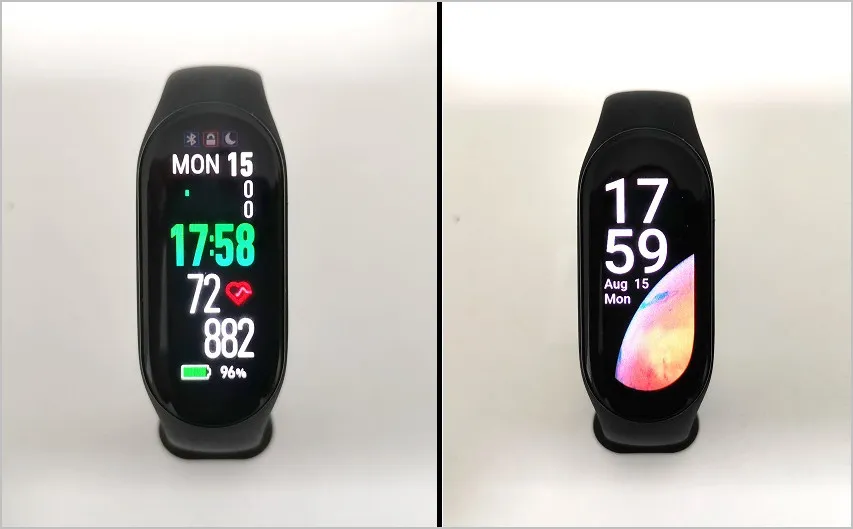 Xiaomi Smart Band Face Types