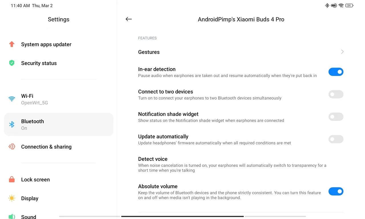 Buds 4 Pro Redmi Pad5 7