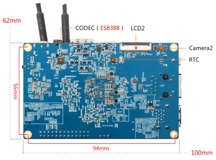 Orange Pi 5b Rear