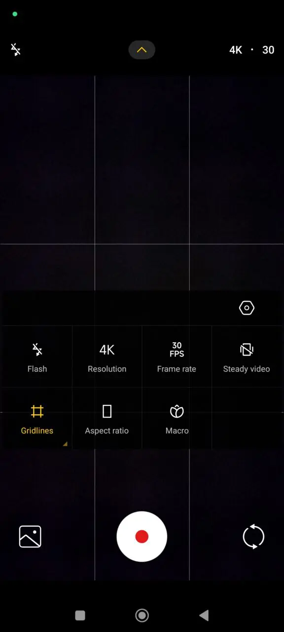 X6 Camera Settings 3