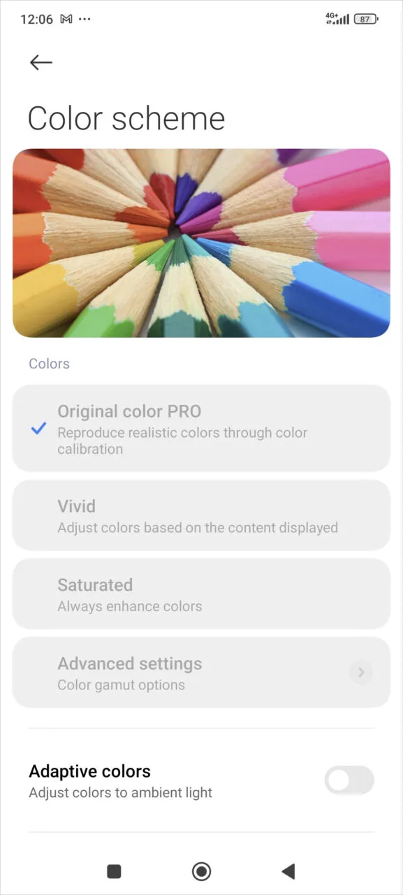 Poco F6 Pro Display Settings 3