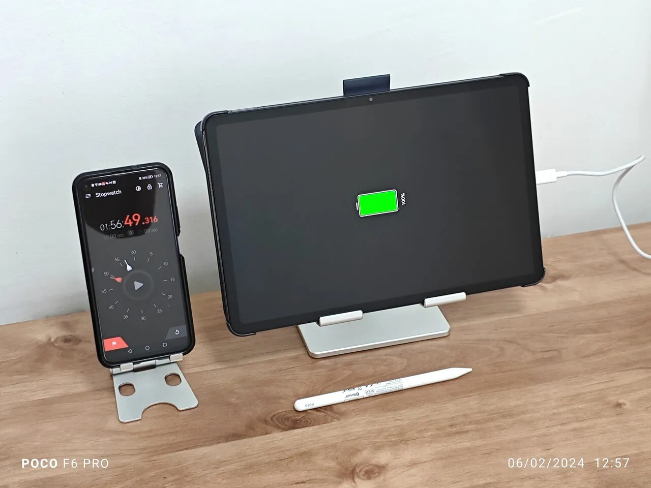 Poco Pad Charge Test