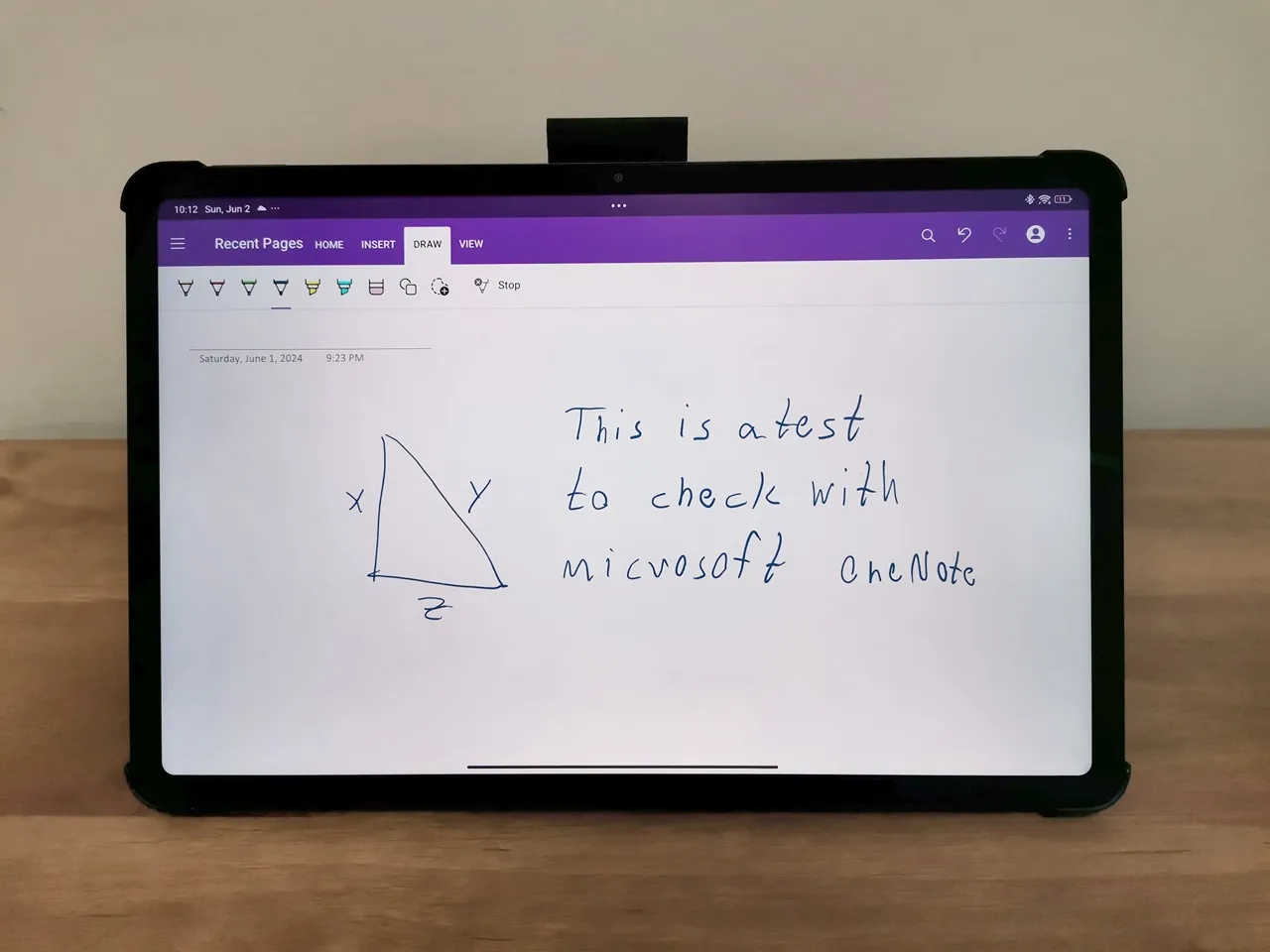 Testing Poco Smart Pen OneNote