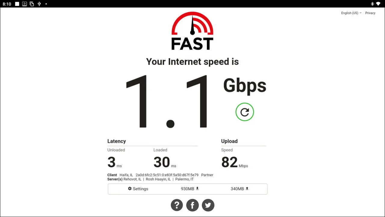 Ugoos SK1 WiFi Test 2