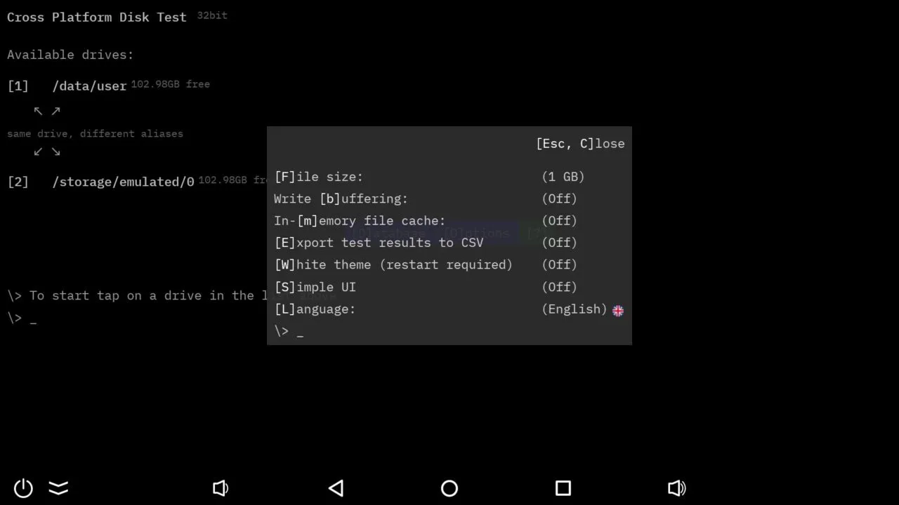 Ugoos SK1 Flash Speed Test 1