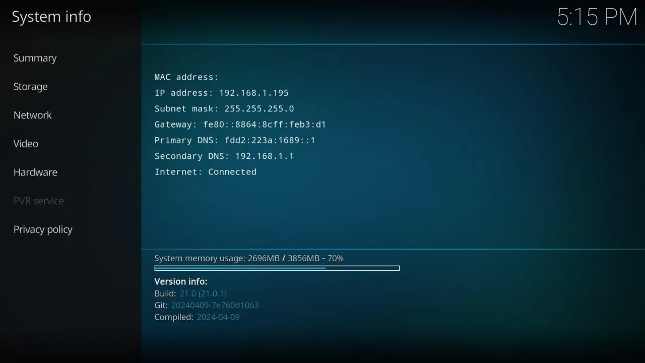 Ugoos SK1 Kodi P3