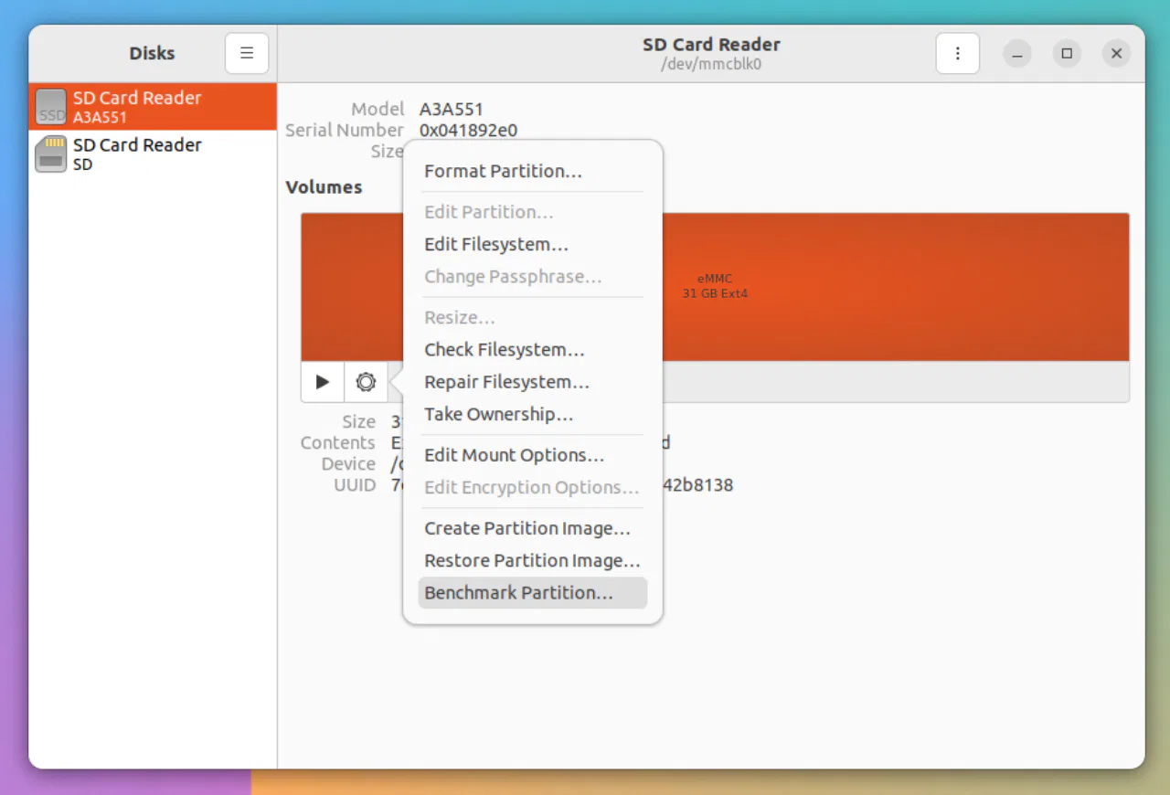 Orange Pi 4A MMC Test 4
