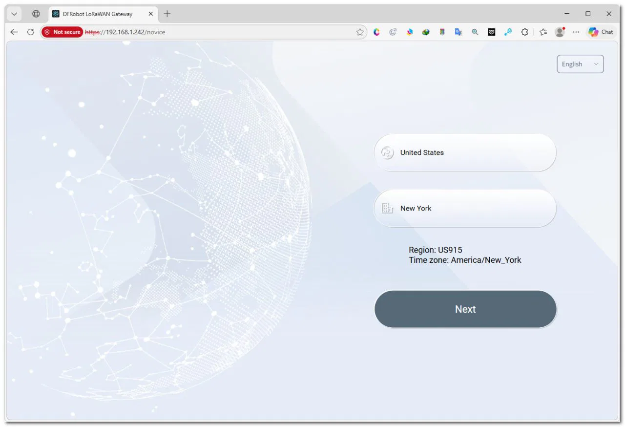 DFRobot LoRaWAN Gateway