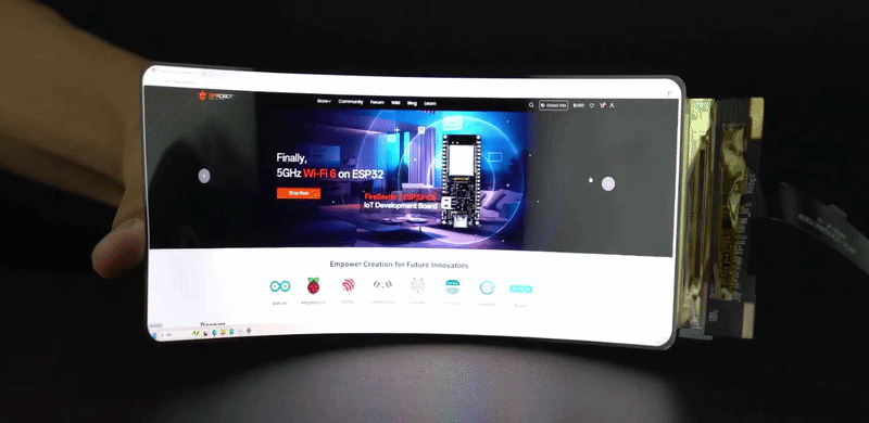 DFR1262 Flexible Display