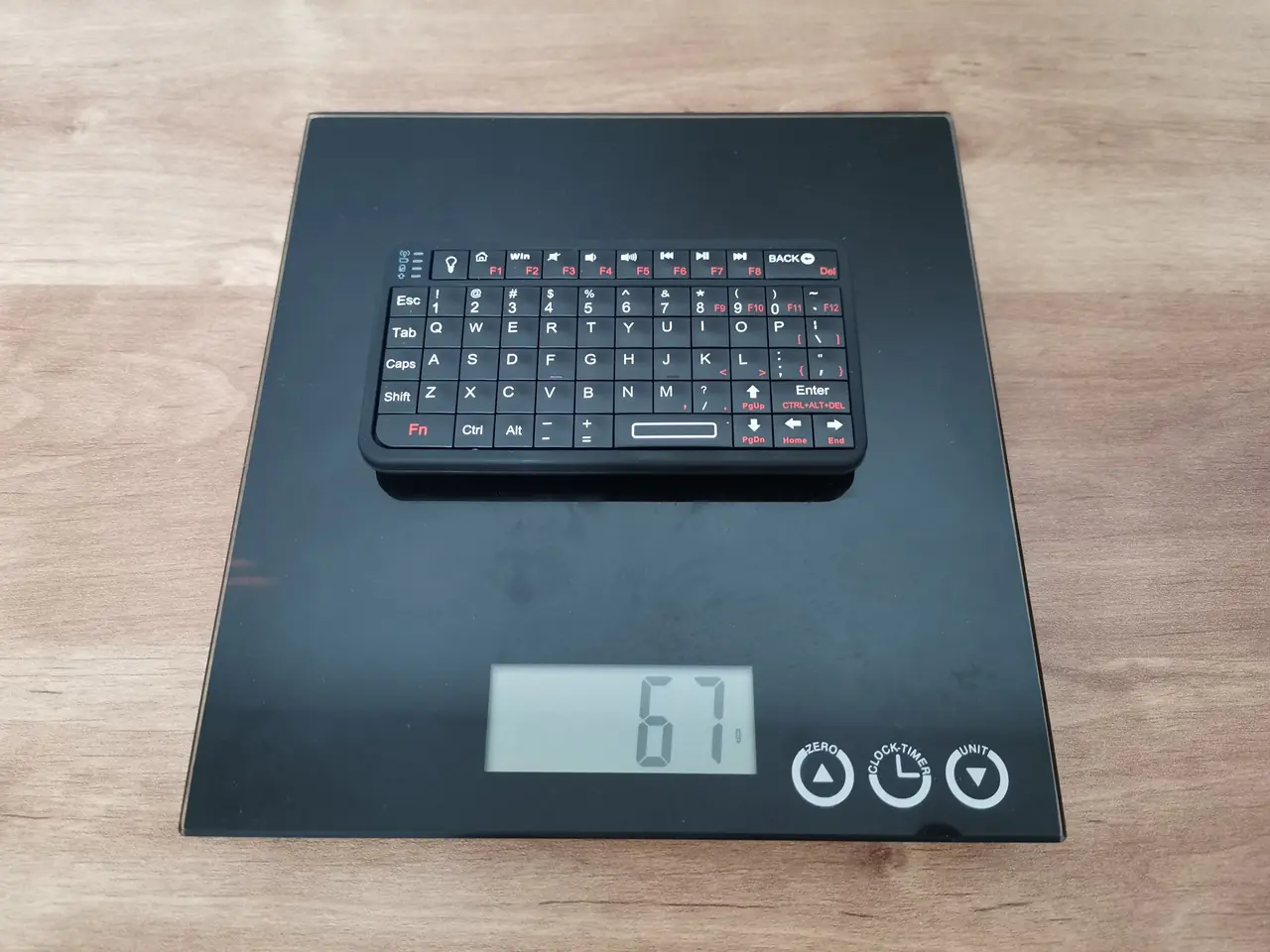 518BT Keyboard Weight