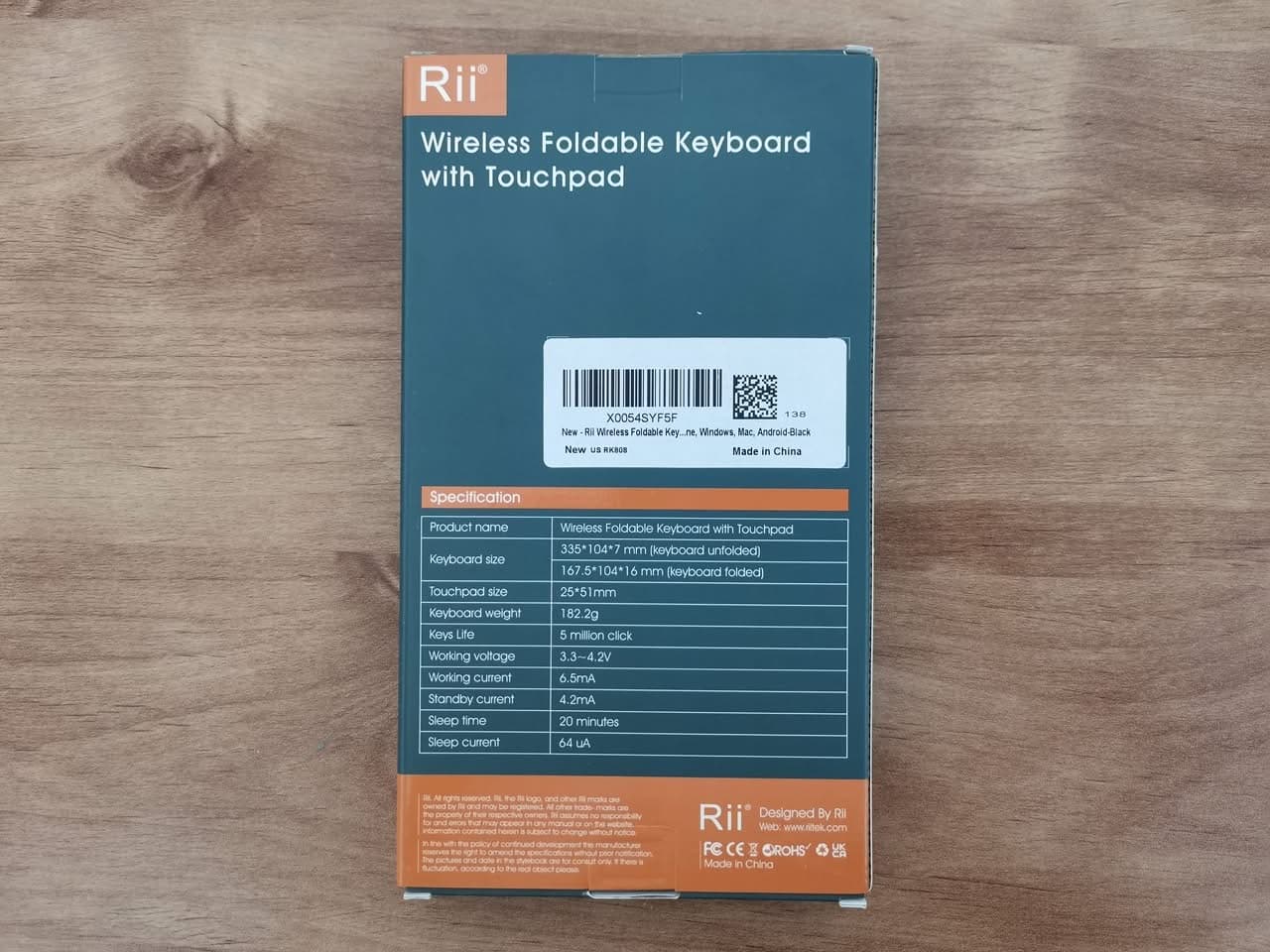Rii RK808 Package