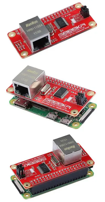 Raspberry Pi Zero Board LAN Expansion Board - raspberry-pi-zero-lan-expansion-board