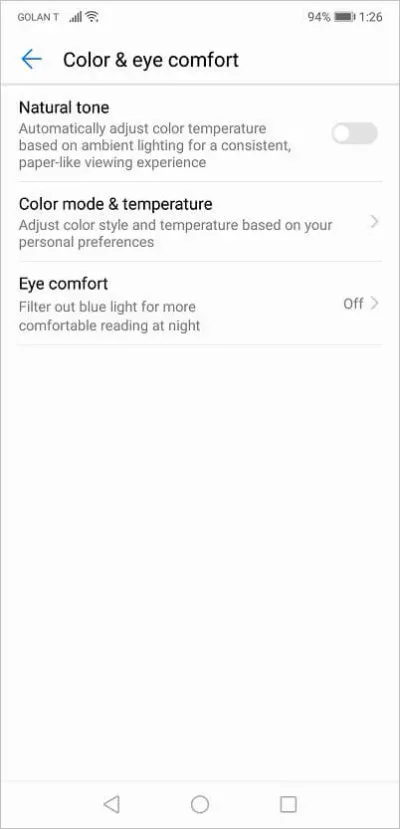 Huawei P20 Android 15 Huawei P20 Android 15