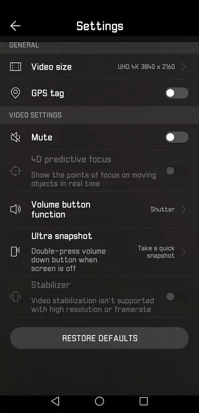 Huawei P20 Camera 9 Huawei P20 Camera 9