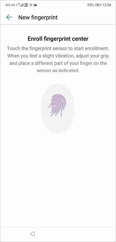 Huawei P20 Fingerpring ID 2 Huawei P20 Fingerpring ID 2
