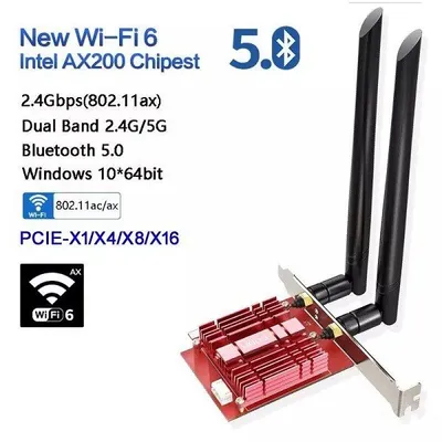 AX200 Wifi 6 Network card