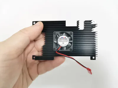 OrangePi metalen hoesje voor Orange Pi 5, Orange Pi 5B (met antenne