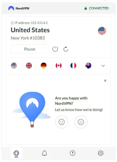 NordVPN Browser Addon 2