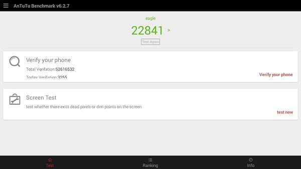 Wipao S3 Android Projector antutu 1 Wipao S3 Android Projector antutu 1
