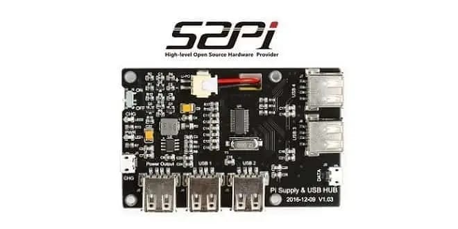 Raspberry Pi 3/4 Self Powered USB Hub 52PI Raspberry Pi USB HUB