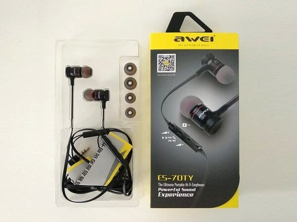 AWEIES 70TY Earphones Unboxing 3