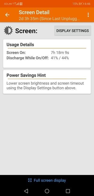 Huawei P20 Battery Usage 1 Huawei P20 Battery Usage 1