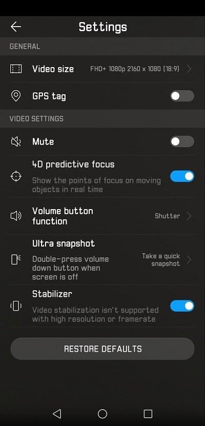 Huawei P20 Camera 10 Huawei P20 Camera 10