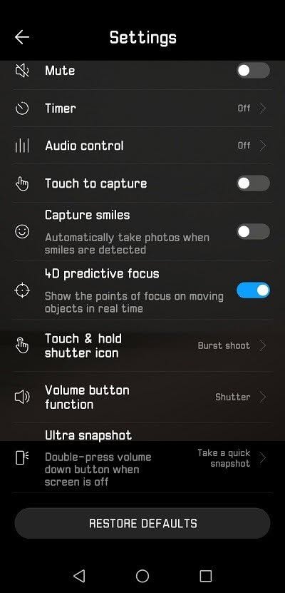Huawei P20 Camera 8 Huawei P20 Camera 8