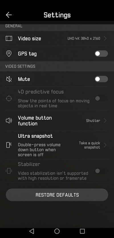 Huawei P20 Camera 9 Huawei P20 Camera 9