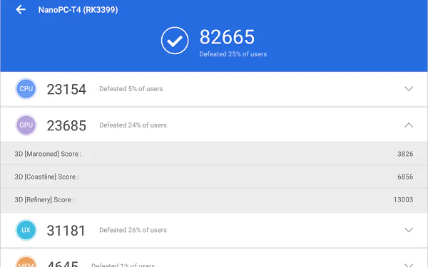 NanoPC T4 AnTuTu P3 NanoPC T4 AnTuTu P3