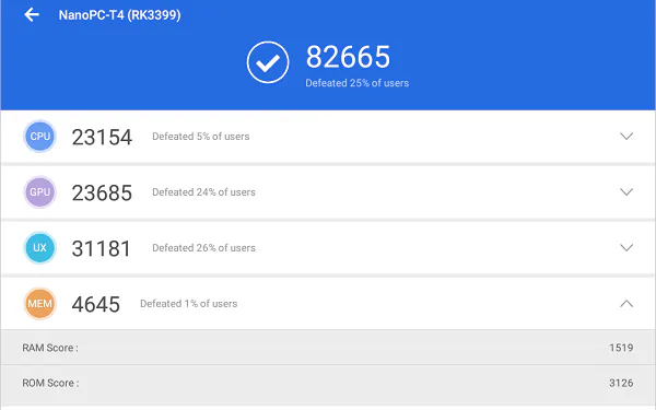 NanoPC T4 AnTuTu P5 NanoPC T4 AnTuTu P5