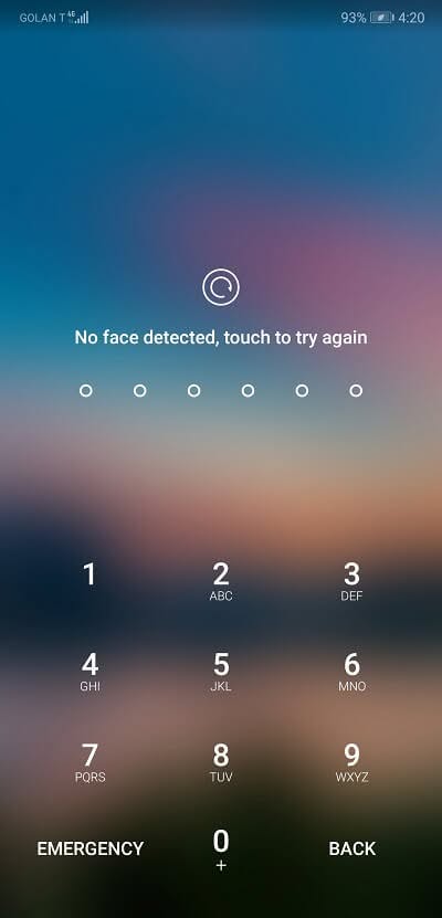 Huawei P20 Face unlock 2 Huawei P20 Face unlock 2