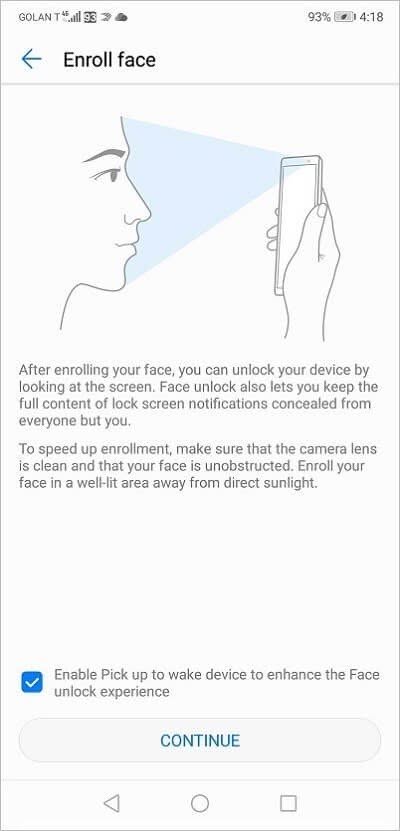 Huawei P20 Face unlock 3 Huawei P20 Face unlock 3