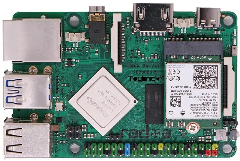 Rock 3a Sbc Front