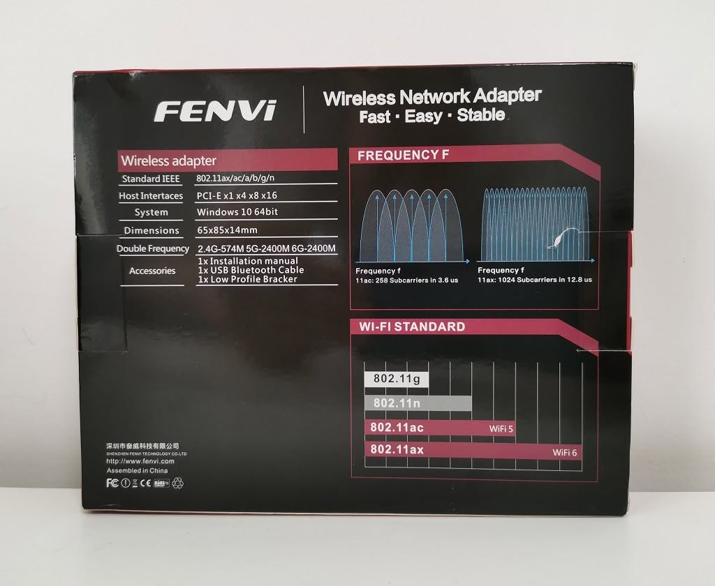 Fv Axe3000 Pcie Wifi6 Card P3 Fv Axe3000 Pcie Wifi6 Card P3