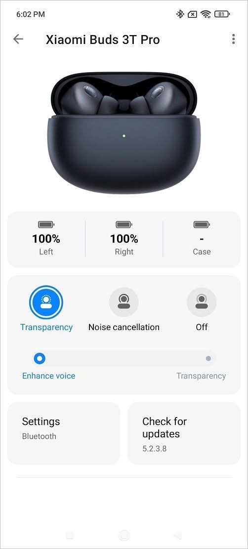 Xiaomi Buds 3t Pro M8 App 5
